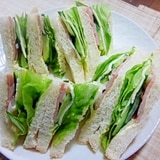 ハム・チーズ・野菜のサンドイッチ